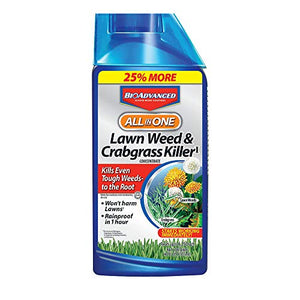 BioAdvanced All-In-One Lawn Weed and Crabgrass Killer I, Concentrate, 40 oz
