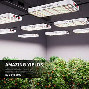 KingLED 2023 Newest 1000w LED Grow Lights with Yield LEDs 2x2ft Coverage Full Spectrum Grow Lights for Indoor Hydroponic Plants Greenhouse Growing Lamps Veg Bloom Daul Mode
