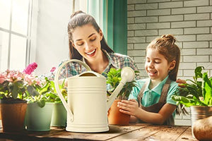 OKREK Watering Cans for House Plants, Small, Indoor/Outdoor Plants Garden Flower (1/2 Gallon, Black)