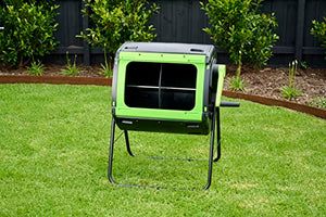 MAZE 48 Gallon Geared Two Compartment Compost Tumbler