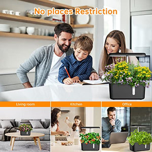 Garden hydroponic Growing System Indoor with 3 led Grow Light Modes,Indoor Grow Kitcan,be Used Anywhere Indoors,herb Garden