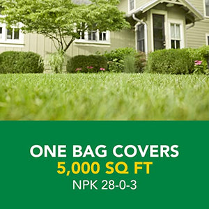 Scotts Turf Builder Weed & Feed3, Weed Killer Plus Lawn Fertilizer, Controls Dandelion and Clover, 5,000 sq. ft., 14.29 lbs.