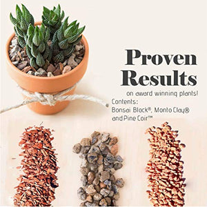 Bonsai Jack Succulent and Cactus Soil - Jacks Gritty Mix #111 - 2 Quarts – Fast Draining – Fight Root Rot – Optimized pH