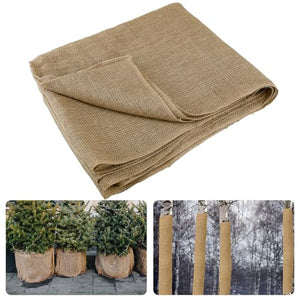 ANPHSIN 30ftx40in Natrual Burlap Plant Covers Freeze Protection, Winter Frost Plant Blankets, Frost Cloth for Outdoor Bushes Trees Potted Plants Cold Weather