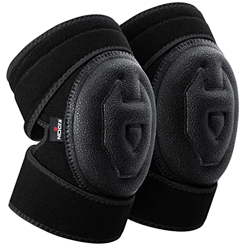 NoCry Gel Knee Pads for Men & Women with Waterproof Anti-Slip Cap and Adjustable Non-Slip Straps — Perfect Gardening Knee Pads; Work Knee Pads for Women & Men or Soft Knee Pads