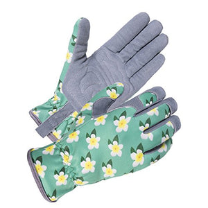SKYDEER Womens Gardening Gloves with Super Soft Deerskin Leather Suede (SD6611/M)