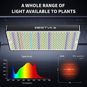 BESTVA 2023 Newest Upgrade 2000W Led Grow Light with High Yield Diodes Full Spectrum LED Grow Lights for Indoor Plants Greenhouse Veg Bloom Light Hydroponic Grow Lamp