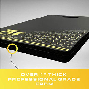 Klein Tools 60136 Kneeling Pads, Adult Mens Large Soft Thick Closed Cell Soft Foam & TSE Safety True Flex Protective Kneeling Pad, Premium Quality Neoprene Pad, Heavy Duty Stabilization