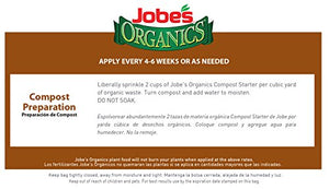 Jobe's Organics 09926 Fast Acting Fertilizer Compost Starter, 4 Pound