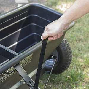 Agri-Fab Polypropylene 45-0288 175-Pound Max Tow Behind Drop Spreader, Black 42 Inch