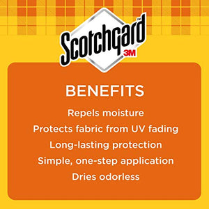 Scotchgard Outdoor Water & Sun Shield Fabric Spray, Water Repellent Spray for Spring and Summer Outdoor Gear and Patio Furniture, Fabric Spray for Outdoor Items, 10.5 Oz, 4 Count