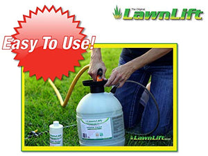 LawnLift Grass Painting Kit- Includes Professional 1 Gallon Sprayer & 64oz. (Gren) Ultra Concentrated Grass Paint Bottle = up to 5 Gallons Usable Product & Covers *up to 2000 Sq Ft. *Coverage Depends