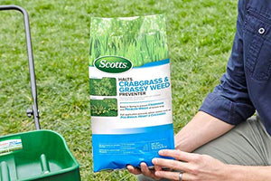 Scotts Halts Crabgrass & Grassy Weed Preventer, Pre-Emergent Weed Killer for Lawns, 10,000 sq. ft., 20.12 lbs.