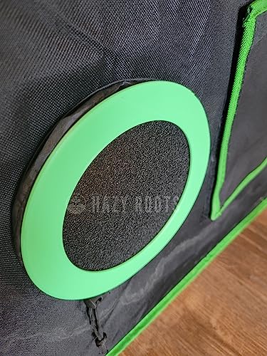 Hazy Roots Grow Tent Vent with Air Filter - 6 inch | High CFM Airflow Accessory for Hydroponics