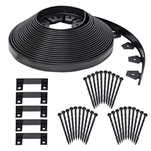 EasyFlex No-Dig Landscape Edging Kit - 100 ft., Black