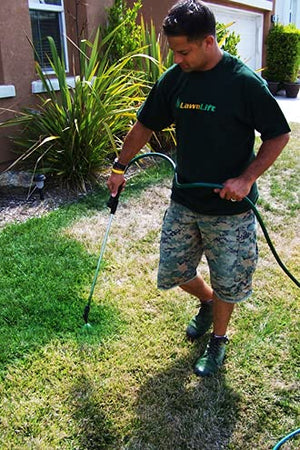 LawnLift Grass Painting Kit- Includes Professional 1 Gallon Sprayer & 64oz. (Gren) Ultra Concentrated Grass Paint Bottle = up to 5 Gallons Usable Product & Covers *up to 2000 Sq Ft. *coverage depends