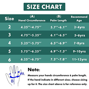 SECHAND Childrens Gardening Gloves, Toddler Work Gloves Ages 2-4, Kids Garden Gloves, Good Grip, Comfortable for Little Gardeners (Size 2)