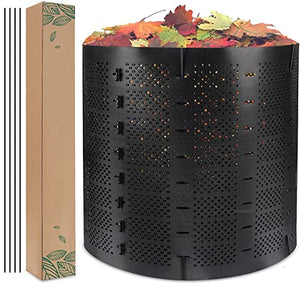 Outdoor Compost bin, Large Capacity, Expandable Outdoor composter, Create Fertile Soil Quickly, Easy to Assemble