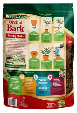 Sun Bulb Company Inc 50180 Better Gro 4-Quart Orchid Bark , Brown