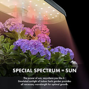 Hydroponics Growing System, LYKO 5 Pods Indoor Herb Garden with 70 LEDs Full-Spectrum Plant Grow Light, Hydroponic Herb Garden Black,Gifts for Father or Mom