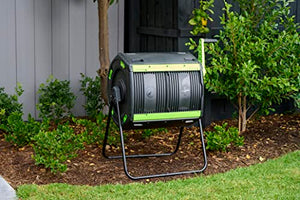 MAZE 48 Gallon Geared Two Compartment Compost Tumbler