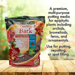 Sun Bulb Company Inc 50180 Better Gro 4-Quart Orchid Bark , Brown