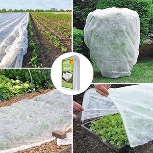 SUNPRO Plant Covers Freeze Protection,10Ft x 30Ft Reusable Floating Row Cover, Freeze Protection Plant Blankets for Cold Weather 1.0 oz/yd² (Support Hoops Not Included)