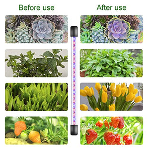 Shyineyou Grow Lights for Indoor Plants Full Spectrum,80 LEDs Plant Light for Indoor Plants with 3/9/12H Timer,4 Heads Clip On Plant Grow Light with 3 Modes,20%-100%