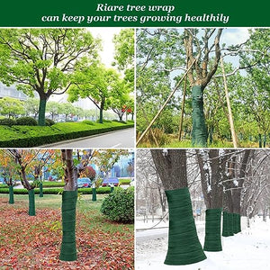 Riare 3 Pack 3-Layer Tree Protector Wraps- 65 Foot Cold-Proof Tree Trunk Wrap Guard Plants Bandage, Tree Wraps to Protect Bark Antifreeze Tree Tape Protect Shrub for Keep Warm & Moisturizing