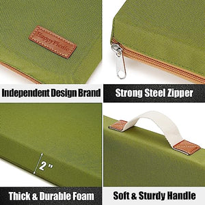 Large Knee Mat-Gardening Kneeler Pad-Thick Garden Sitting or Kneeling Pad Cushion-Construction Knees Support Board of Working,Repairing-Floor Knees Mat for Prayer,Fitness,Yoga,Gym & Pilates-Green