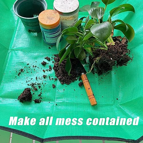 waterproof mat for indoor plants Potting Tray Mat, 29.5"x39.4" Plant Repotting Mat, Waterproof Potting – Groweze