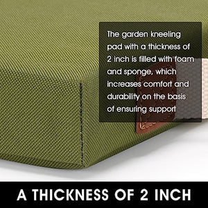 Large Knee Mat-Gardening Kneeler Pad-Thick Garden Sitting or Kneeling Pad Cushion-Construction Knees Support Board of Working,Repairing-Floor Knees Mat for Prayer,Fitness,Yoga,Gym & Pilates-Green