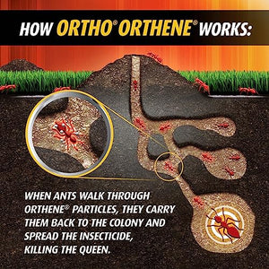 Ortho Orthene Fire Ant Killer1, Pest Control Powder, Mound Treatment for Home Lawns and Around Ornamental Plants, (2-Pack)