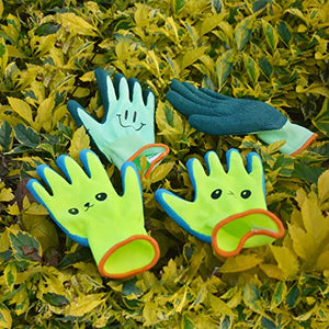 SECHAND Childrens Gardening Gloves, Toddler Work Gloves Ages 2-4, Kids Garden Gloves, Good Grip, Comfortable for Little Gardeners (Size 2)