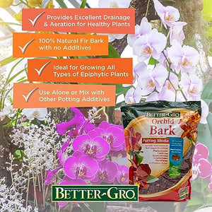 Sun Bulb Company Inc 50180 Better Gro 4-Quart Orchid Bark , Brown