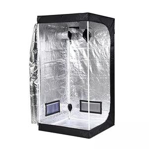 Grovege Grow Tent Indoor Grow Tent Indoor (90cm x90cm x180cm) - High Reflective Mylar - Heavy Duty Frame - All-in-1 Waterproof Floor Tray - Ideal for Hydroponics Indoor Plant Growing