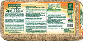 Better-Gro 50450 PKG Orchid Moss, 190 cu. in, Tan
