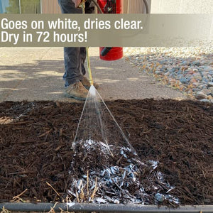 Landscape Loc Mulch & Rock Bond - Landscaping Glue, Locks Mulch, Rock, & Gravel in Place, Ready to Use, No Mixing, Fast-Drying, Strong, Sprayable, Adhesive, Binder, and Stabilizer, (1 Gallon, 1)