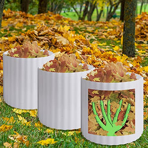 DECOHS 8 PCS Winter Rose Collar-Warm Rose Cones for Plant-Connectable Winter Rose Plant Protective Cover for Protecting Plants from Wind Blows Animals Eating
