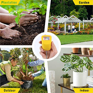 TFTEK Soil Moisture Meter Long Stem Deep Use, Plant Hygrometer, Water Monitor Tester, for Garden, Flower pots, Lawn, 2 Pack