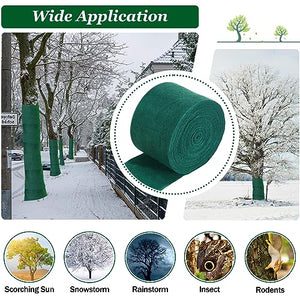 Riare 3 Pack 3-Layer Tree Protector Wraps- 65 Foot Cold-Proof Tree Trunk Wrap Guard Plants Bandage, Tree Wraps to Protect Bark Antifreeze Tree Tape Protect Shrub for Keep Warm & Moisturizing