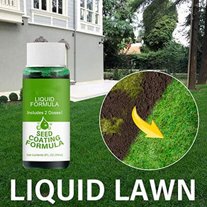 MTDBAOD 59ml Garden Lawn Spray, Green Spray Paint, Nutritious Grass Planting Fluid, Grow Grass Where You Spray