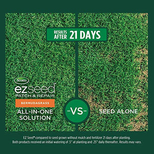 Scotts EZ Seed Patch and Repair Tall Fescue Lawns, 3.75 lb. - Combination Mulch, Seed, and Fertilizer - Tackifier Reduces Seed Wash-Away - Mix Covers up to 85 sq. ft.