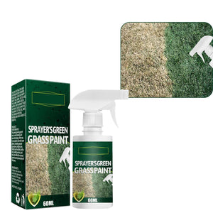 Littryee 2PCS Green Grass Paint for Lawn, Natural Green Lawn Spray, Green Grass Lawn Spray and Dog Spot Repair, Grass Paint for Lawn, Lawn Spray Paint, Lawn Paint, Spray on Grass, Green Dye for Lawn